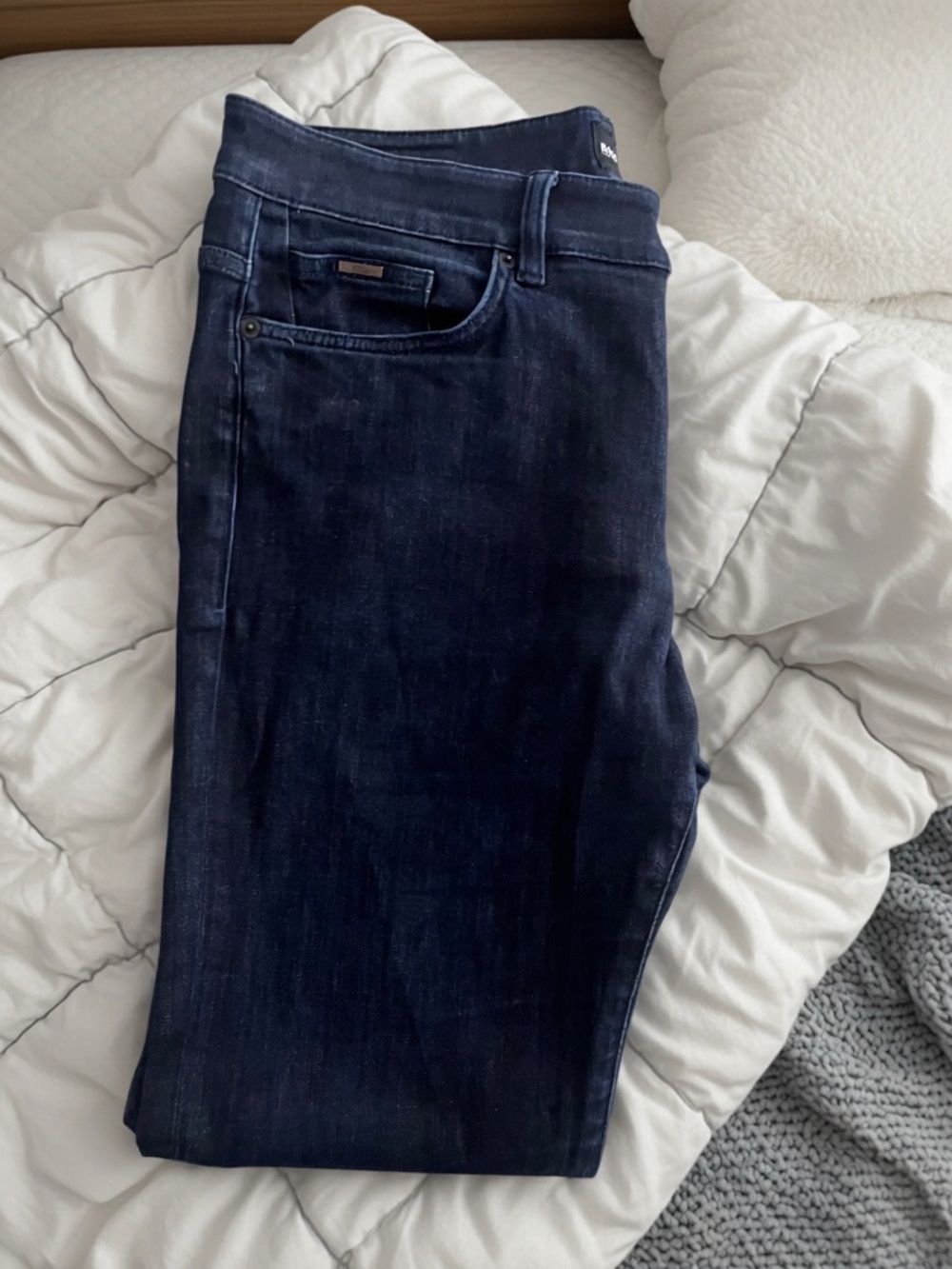 Hugo Boss Indigo Straight-Leg Jeans